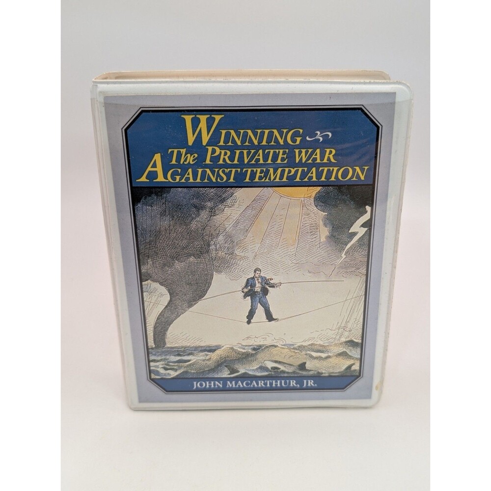 John MacArthur Winning the Private War Against Temptation Audio 2 Cassette Tape